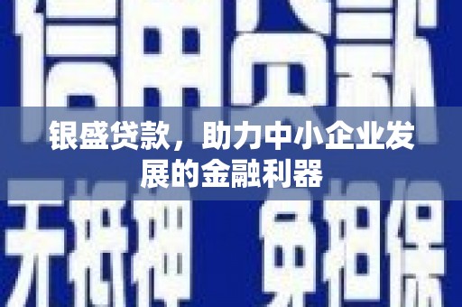 托克逊银盛贷款，助力中小企业发展的金融利器