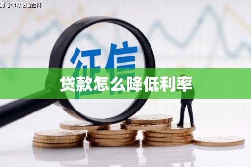 托克逊贷款怎么降低利率