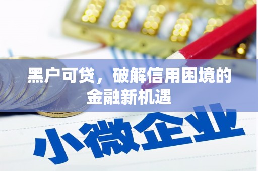 托克逊黑户可贷，破解信用困境的金融新机遇